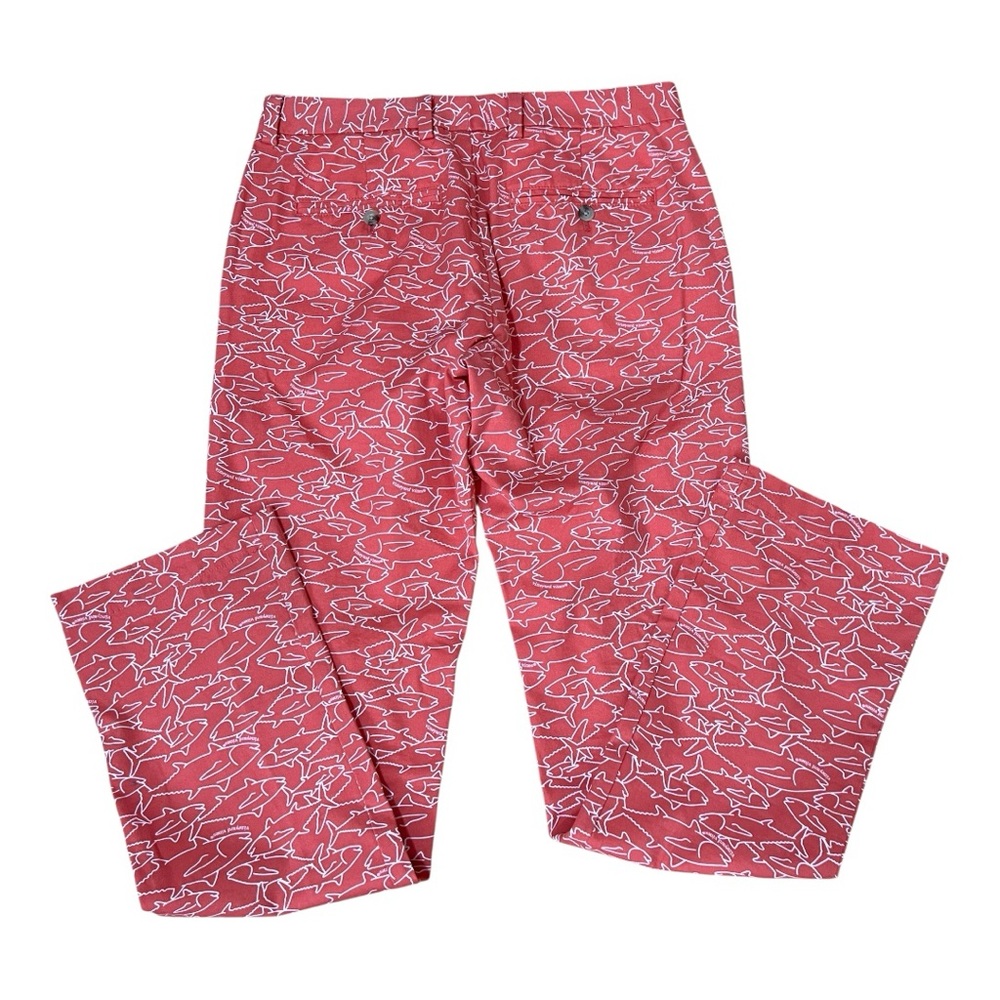Vineyard Vines Men Slimfit Breaker Pants Tuna Outlet- Jetty Red 30x32 - Picture 2 of 6